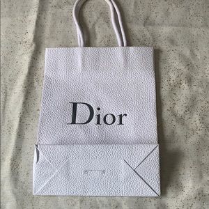 Auth small Dior paper bag